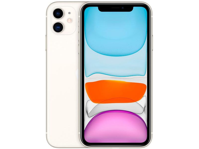 iphone11 本体　128gb iPhone11 Apple Iphone 11 128gb Branco Tela De 6.1 Polegadas Câmera 12mp